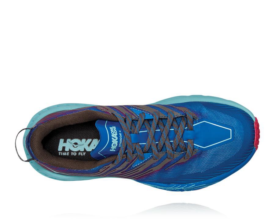 Hoka One One Trailsko Dame - Speedgoat 4 - Blå - 032851WVL